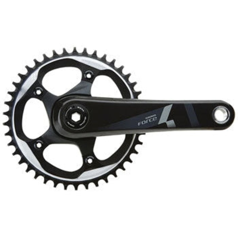 Force 1 Bicycle Crankset – 175mm, 10/11-Speed, 42t, 110 BCD, BB30/PF30 Spindle Interface