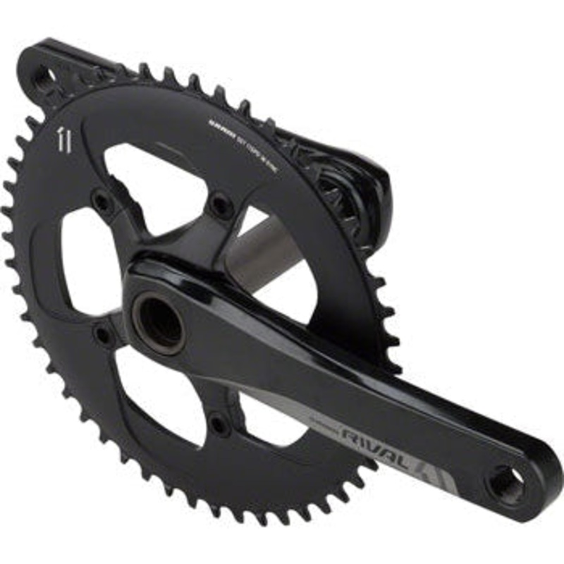 Rival 1 Crankset – 172.5mm 10/11-Speed 50t 110 BCD GXP Spindle Interface BLK