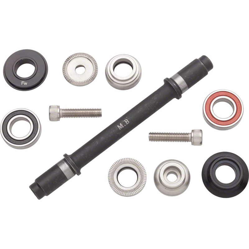 Ultra New Hub Axle Kit for 120mm Rear Free/Free Black