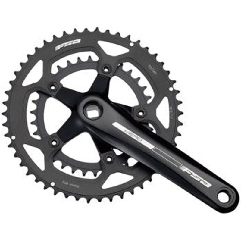 Vero Compact Bicycle Crankset – 172.5mm, 9-Speed, 50/34t, 110 BCD, Square Taper JIS Spindle Interface