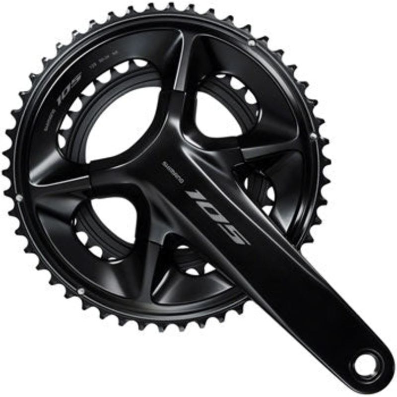 105 FC-R7100 Crankset – 172.5mm 12-Speed 50/34t 110 Asymmetric BCD Hollowtech II Spindle Interface BLK