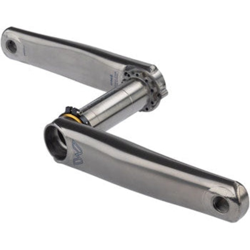 eeWings All-Road Titanium Crankset – 170mm Direct Mount 30mm Spindle Brushed Titanium