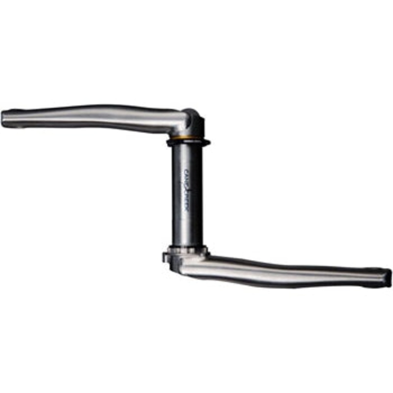 eeWings Mountain Titanium Crankset – 175mm Direct Mount 30mm Spindle Brushed Titanium