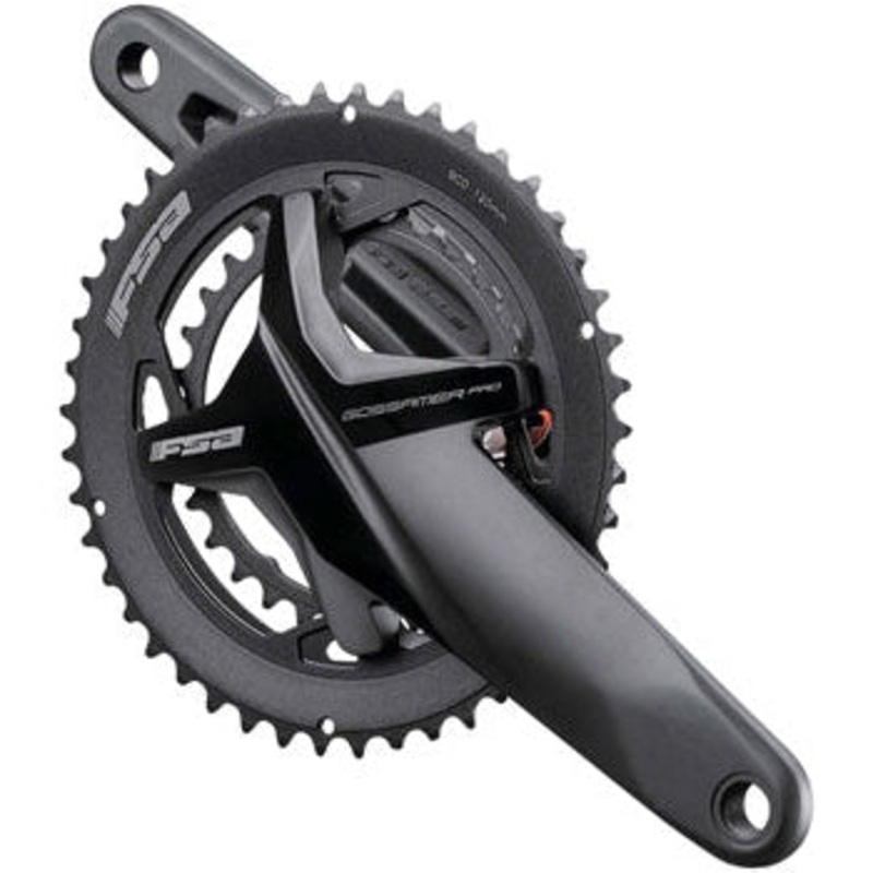 Gossamer Pro BB386EVO Bicycle Crankset – 172.5mm, 11/12-Speed ,50/34t, 120/90 BCD, 386 EVO Spindle Interface