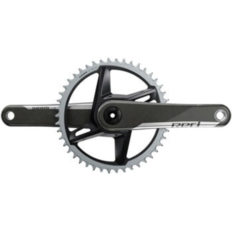 RED 1 AXS Bicycle Crankset – 175mm, 12-Speed, 46t, 8-Bolt Direct Mount, DUB Spindle Interface, Natural Carbon, D1