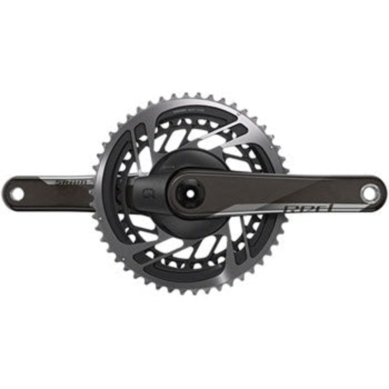 RED AXS Power Meter Bicycle Crankset – 175mm, 12-Speed, 46/33t, Direct Mount, DUB Spindle Interface, Natural Carbon, D1