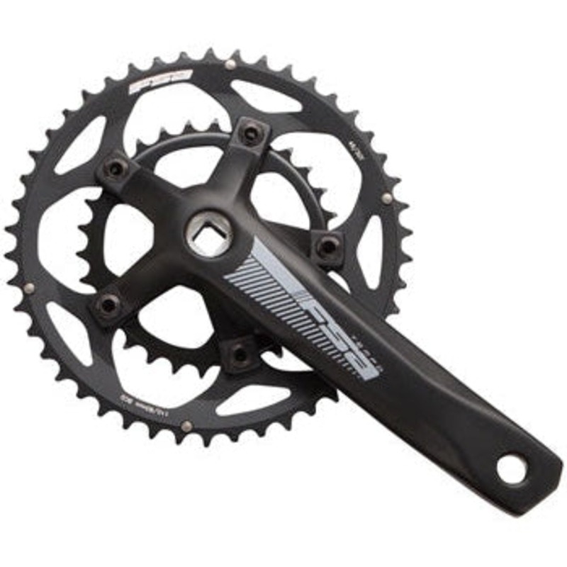 Tempo Adventure Crankset – 170mm 10/11-Speed 46/30t 110/80 BCD Square Taper JIS Spindle Interface BLK