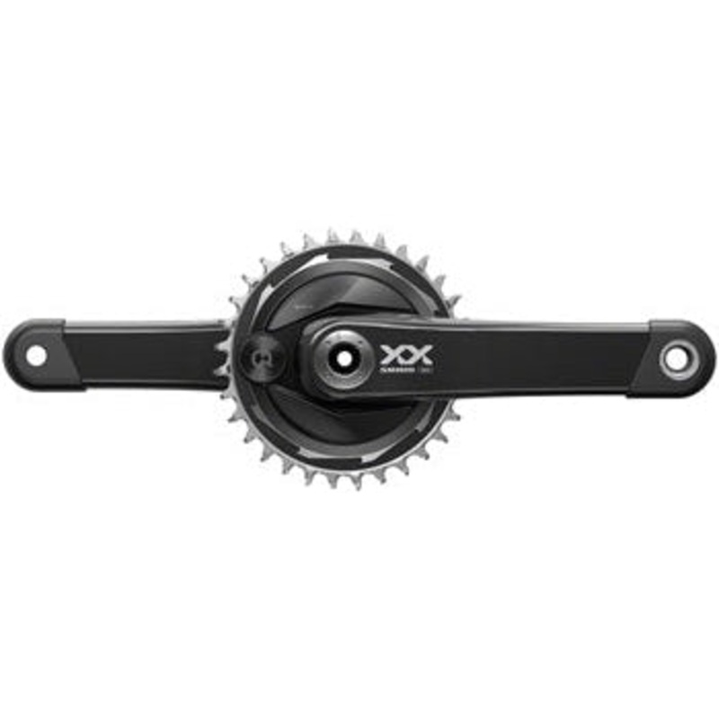 XX Eagle T-Type AXS Power Meter Wide Bicycle Crankset – 170mm, 12-Spd, 32t Chainring, DM Thread Mount, PM Spider, DUB Spindle Interface, Blk