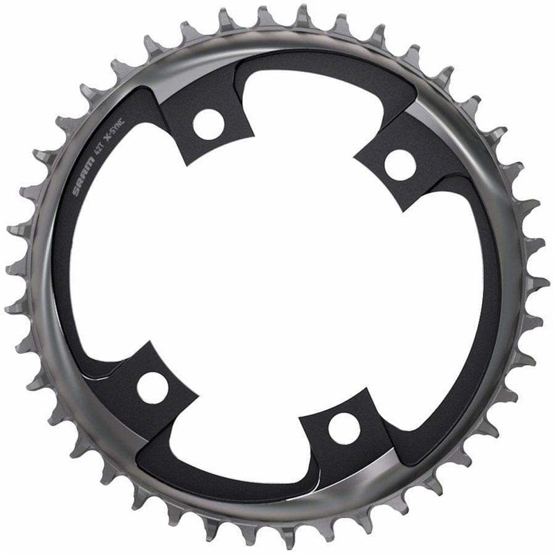 40 Tooth 107mm BCD x 4-Bolt 1×12-Speed X-Sync Chainring, Polar Gray 107mm 40t Grey