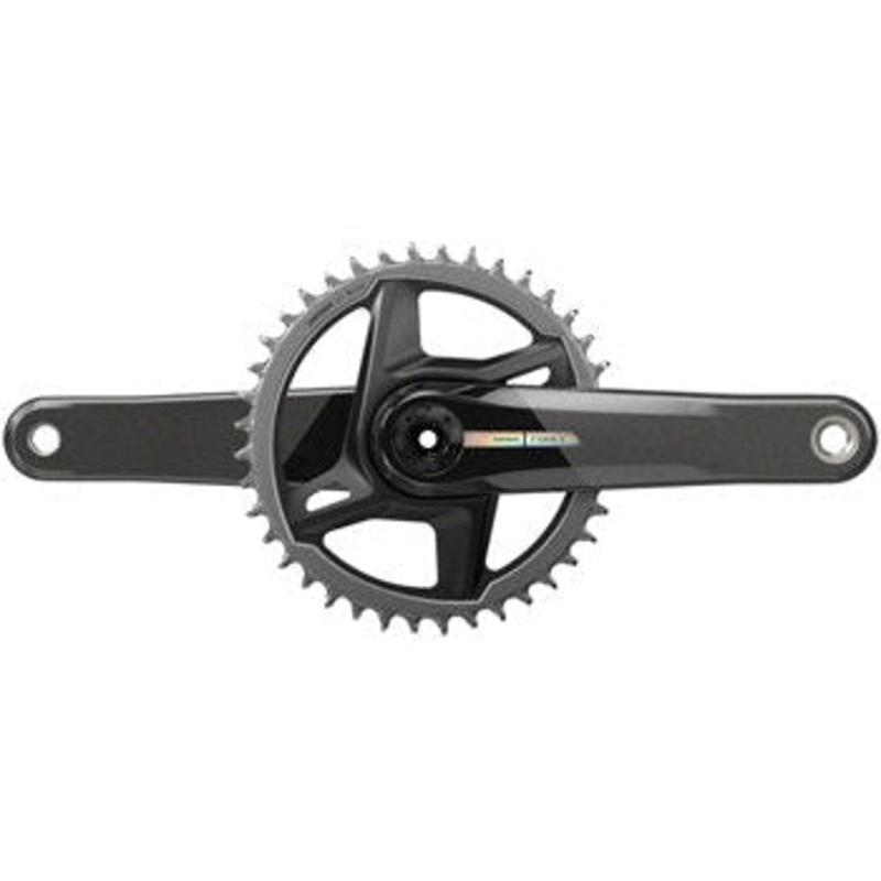 Force 1 Wide Bicycle Crankset – 170mm, 12-Speed, 40t, Direct Mount, DUB Spindle Interface, Iridescent Gray, D2