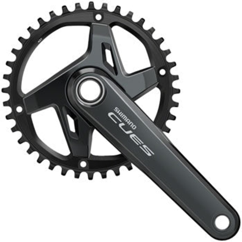 CUES FC-U8000-1 Crankset – 175mm 9/10/11-Speed 40t Asymmetric 96 BCD Hollowtech II BLK