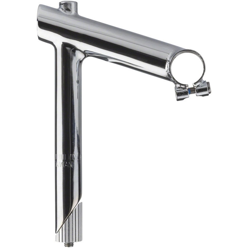 Grand Cru Quill Bike Stem – 26.0mm Clamp, 22.2-24tpi Quill, Chrome 26mm 17 Degrees 80mm