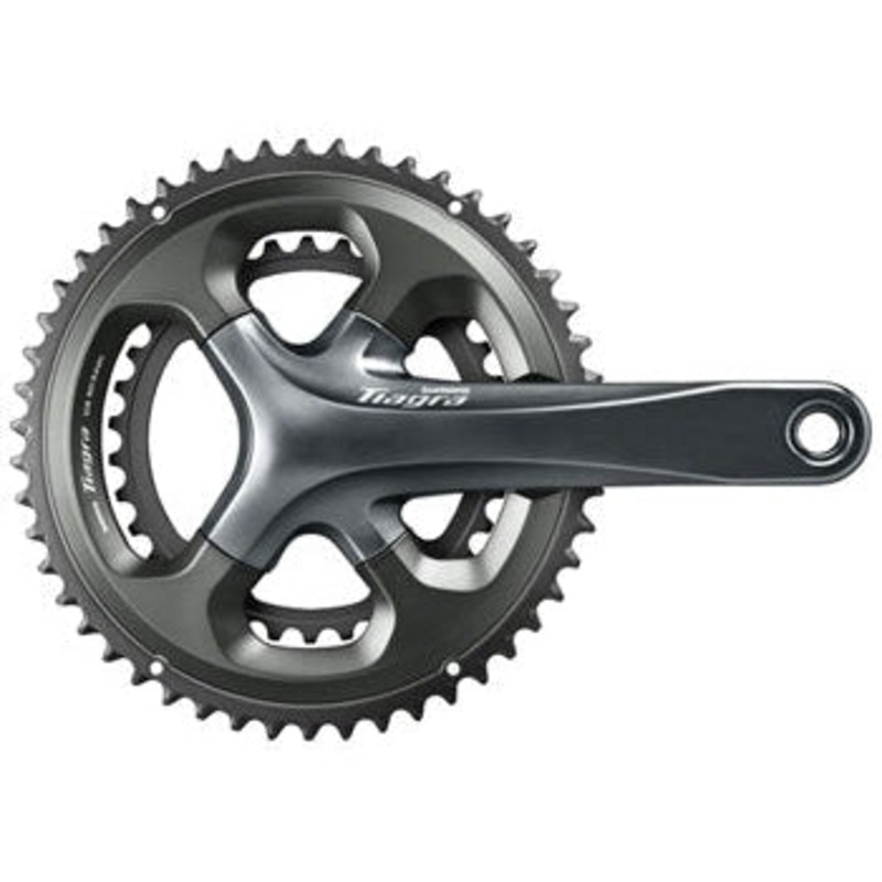 Tiagra FC-4700 Crankset – 175mm 10-Speed 48/34t 110 Asymmetric BCD Hollowtech II Spindle Interface Gray