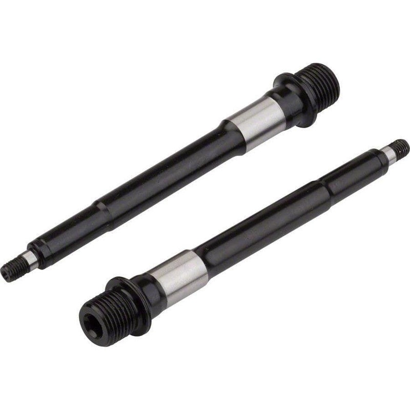 Vault CrMo Black Pedal Spindle Kit  9/16″