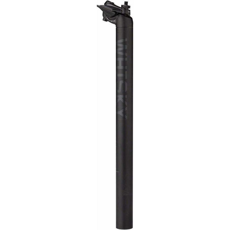 WHISKY No.7 Alloy Seatpost – 31.6 x 400mm, 18mm Offset, Matte Black 31.6mm 400mm