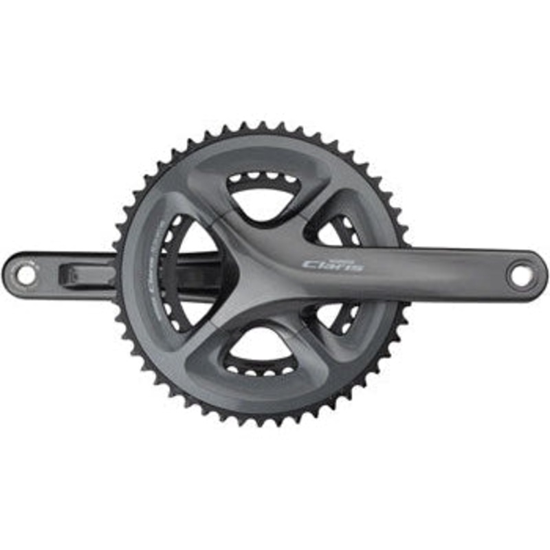 Claris FC-R2000 Crankset – 170mm 8-Speed 50/34t 110 BCD Hollowtech II Spindle Interface BLK