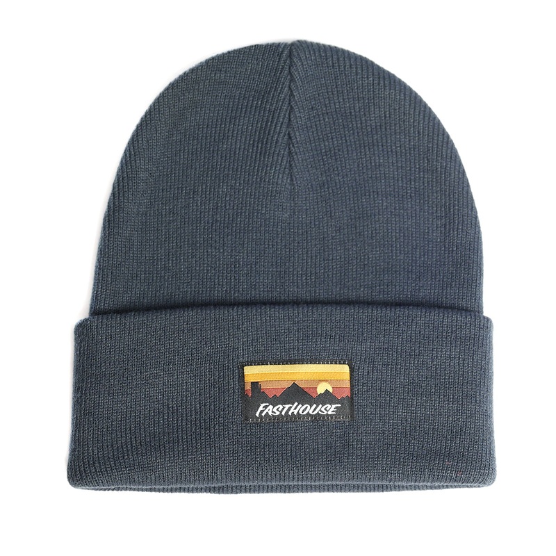 Navy Silhouette Beanie Blue