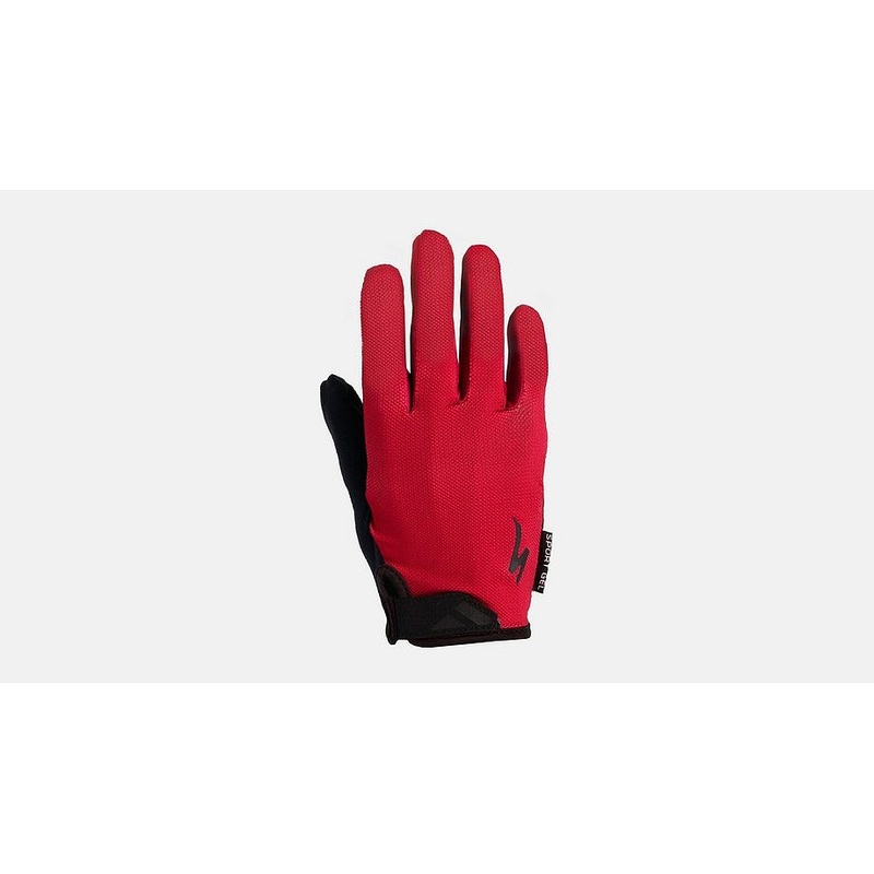 bg sport gel glove lf vivid red m