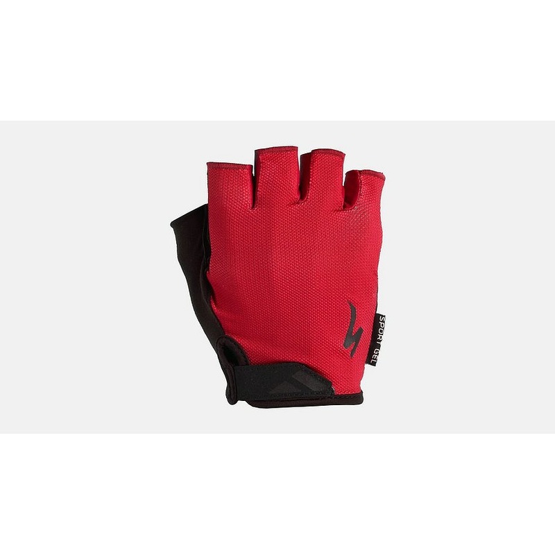 bg sport gel glove sf vivid red l