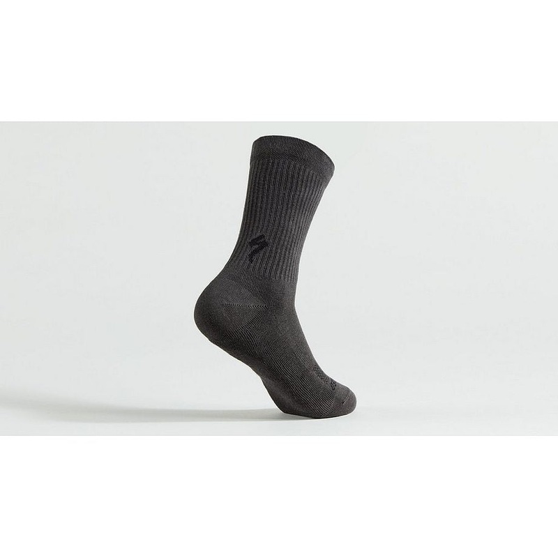 cotton tall sock charcoal m