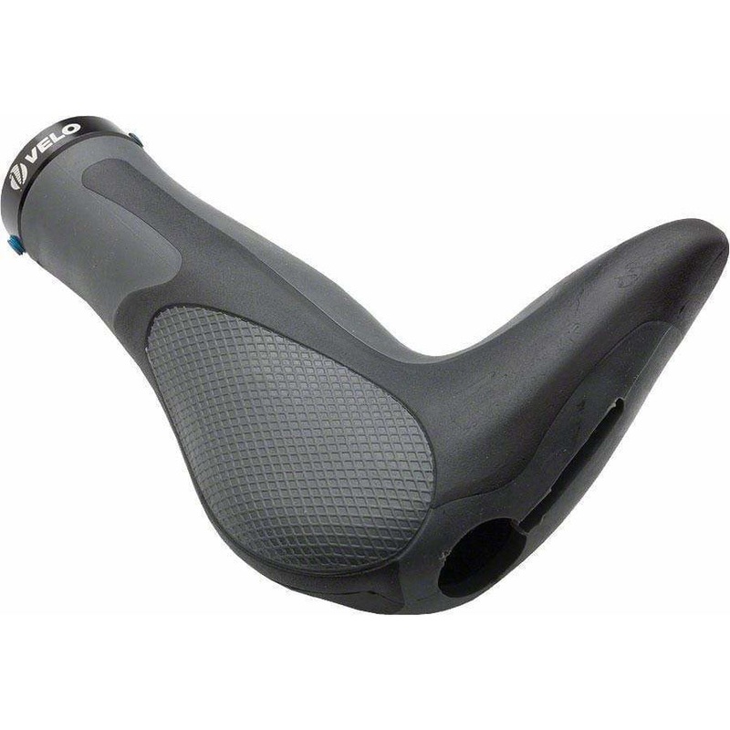Attune Bike Lock-On Handlebar Grips Black/Gray
