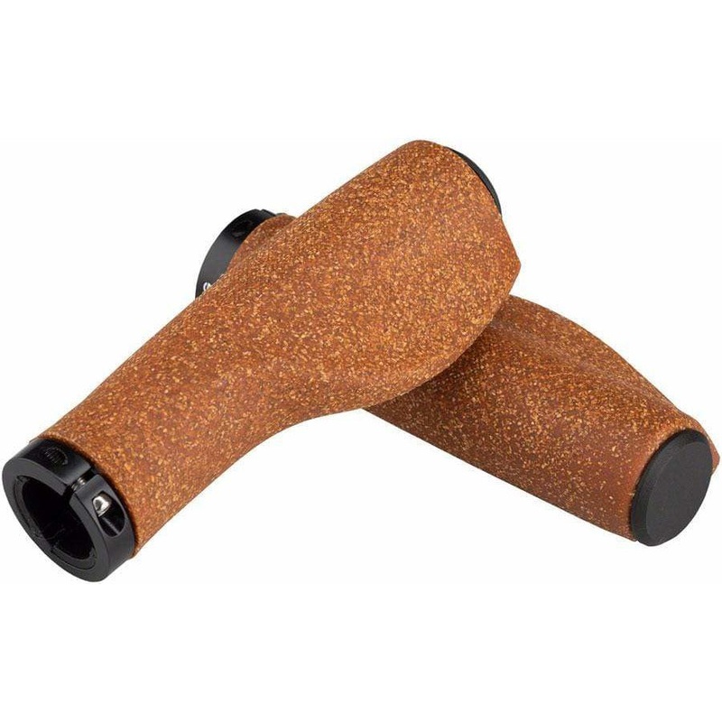 Cork Chop Lock-On Handlebar Grips Natural