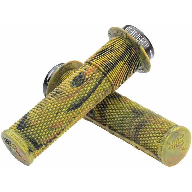 Deathgrip Bike Handlebar Grips – Camo, Lock-On, Thin Camo