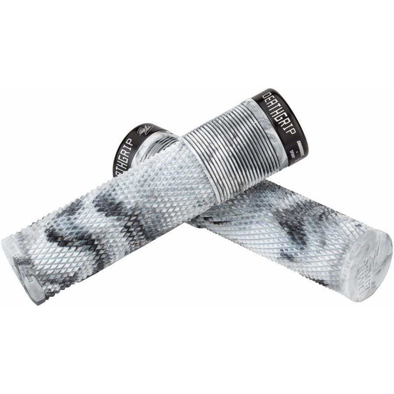 DeathGrip Flangeless Grips – Thick Lock-On Snow Camo Camo