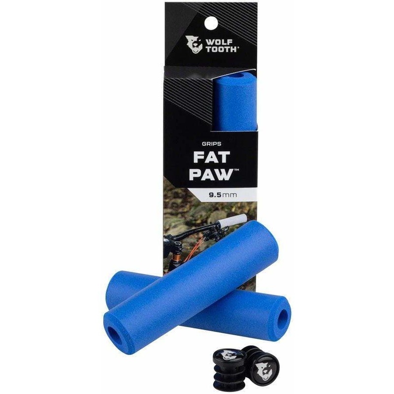 Fat Paw Bike Handlebar Grips Light Blue