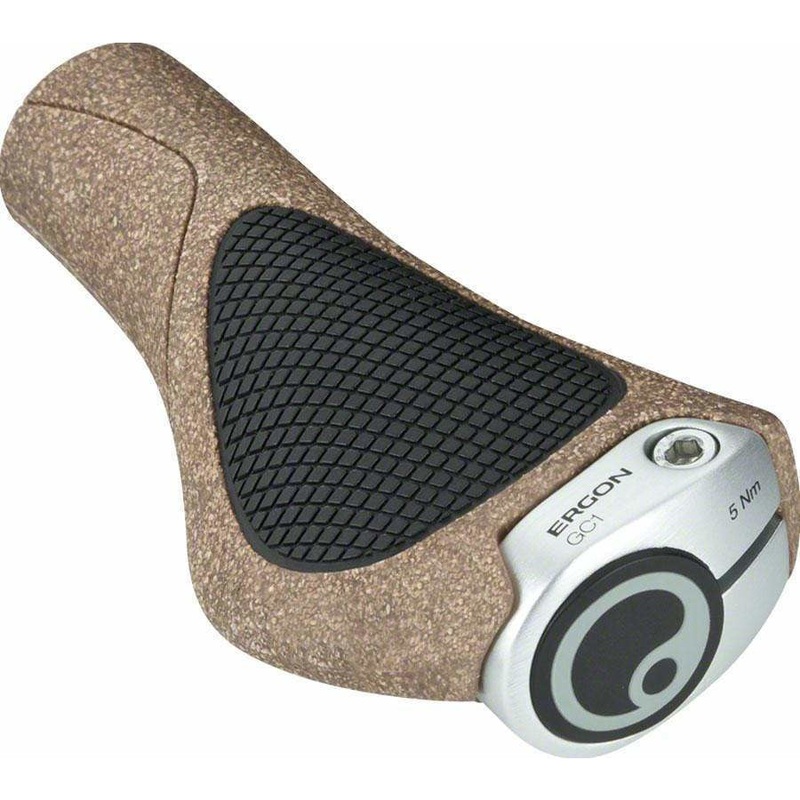 GC1 BioKork Grips – Lock-On Black/Tan Black/Tan