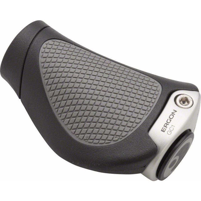 GC1 Grips – Black/Gray Lock-On Rohloff/Nexus Black/Gray