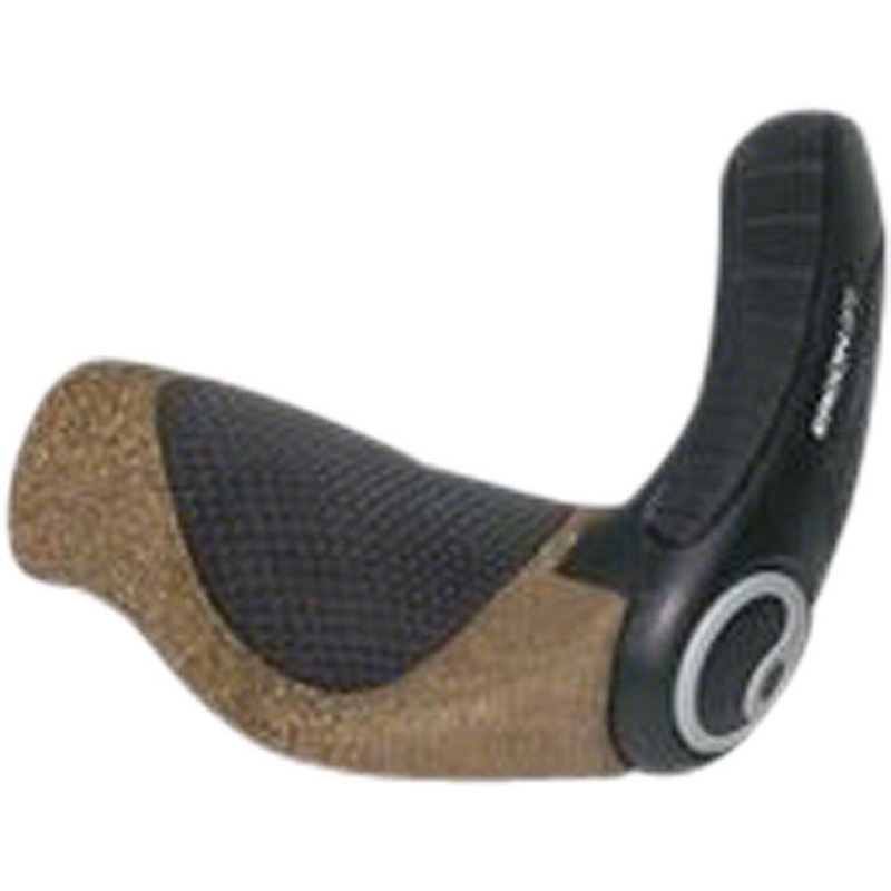 GP3 BioKork Grips – Lock-On Large Rohloff/Nexus Black/Tan Black