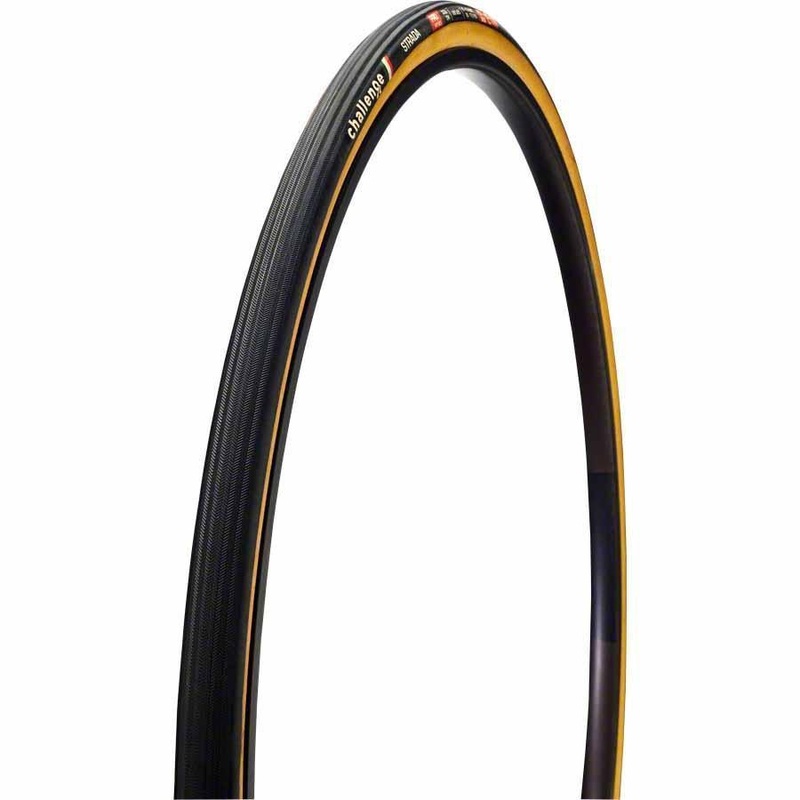 Tire Strada Pro Tubular Tire 700×25 Black/tanwall 700 x 25c