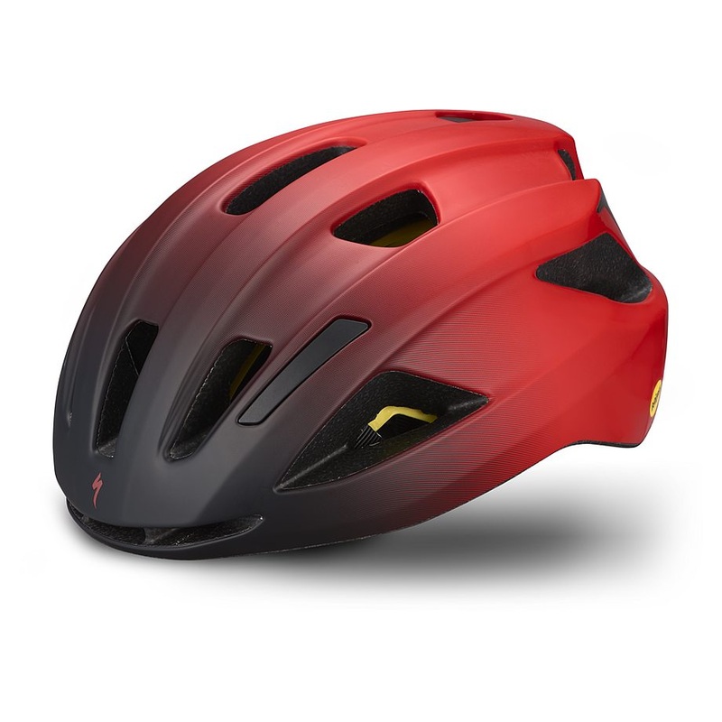 align ii mips helmet gloss flo red/matte black m/l
