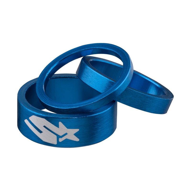 Bike Headset Spacer Kit 3/6/12mm – Blue Blue