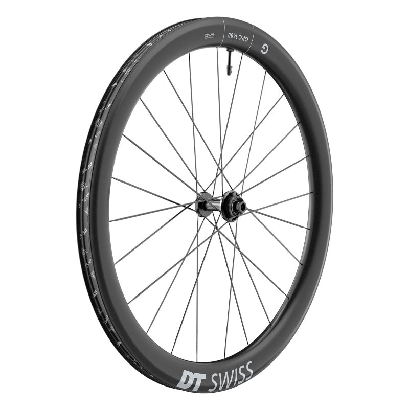 GRC 1400 DICUT 50 Front Wheel – 700c 12 x 100mm Center-Lock Black