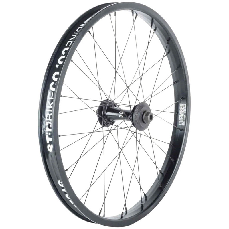 Rampage Pro Front Wheel – 20″ 3/8″ x 100mm Rim Brake Black