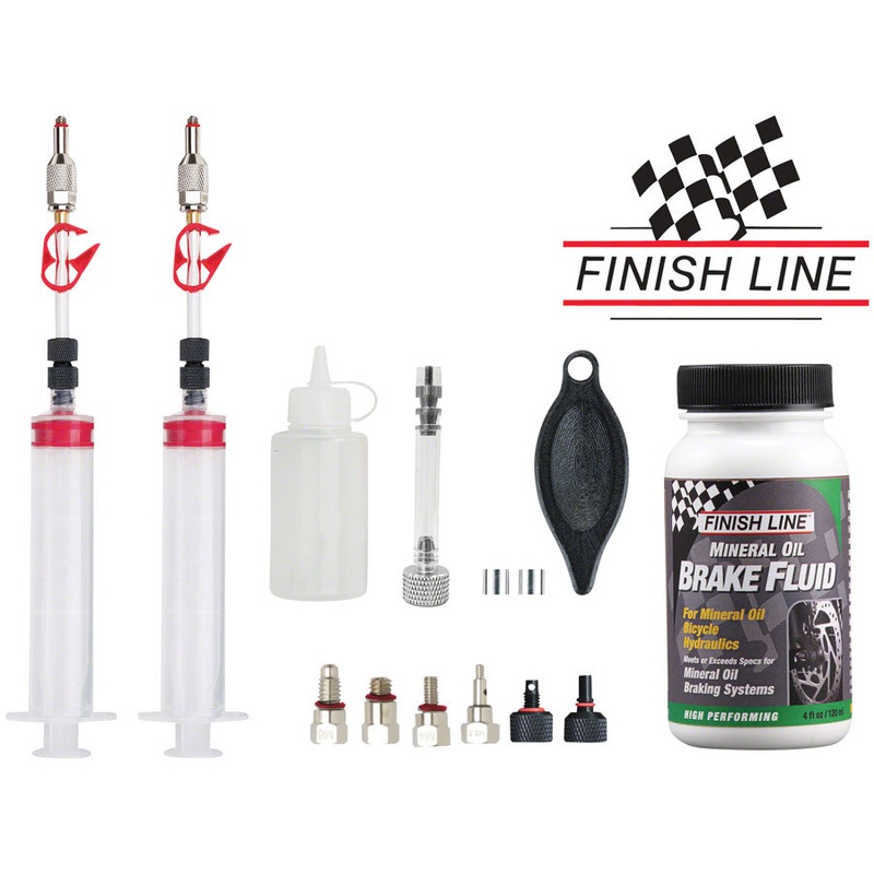 Pro Mineral Oil Bleed Kit – Shimano Magura Tektro TRP Hayes Adapters Included