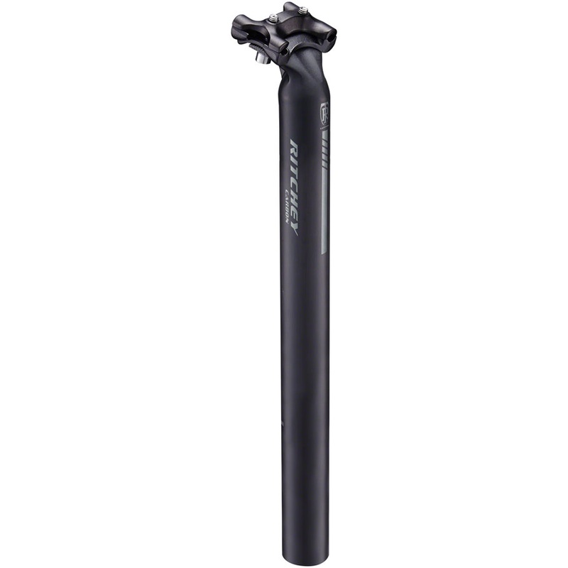 Comp Carbon Seatpost: 31.6 400mm 25mm Offset Black 2020 Model