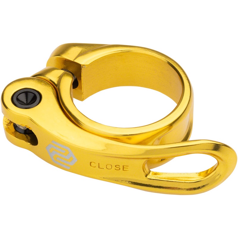 QR-1 Quick Release Seatpost Clamp – 34.9mm Gold