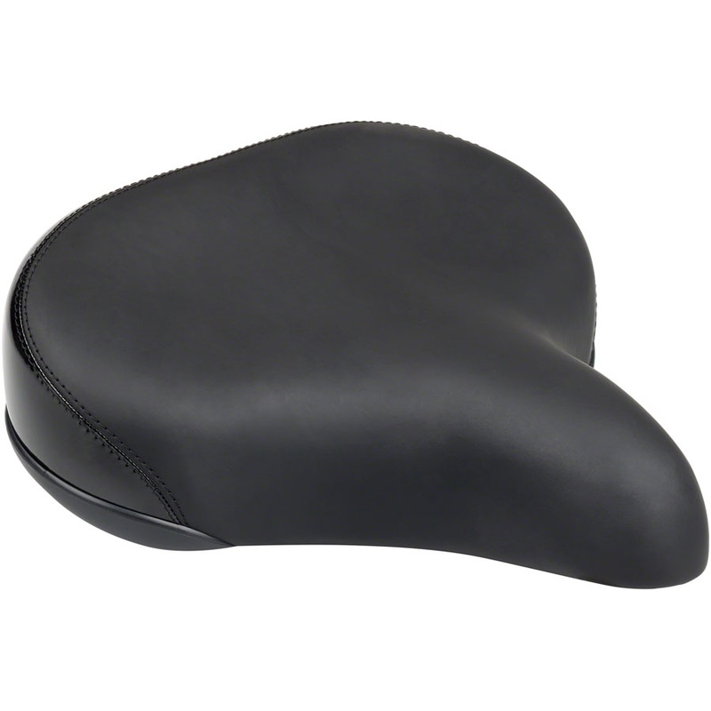 Cruiser Saddle – Memory Foam Soft Touch Cover Steel Black
