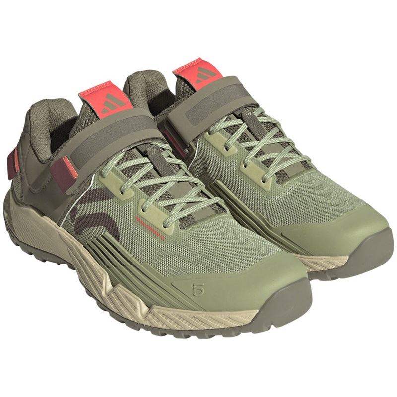 Trailcross Mountain Clipless Shoes – Womens Magic Lime/Quiet Crimson/Orbit Green 6