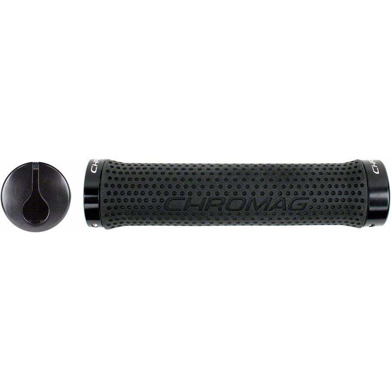 Basis Bike Handlebar Grips – Black, Lock-On Black