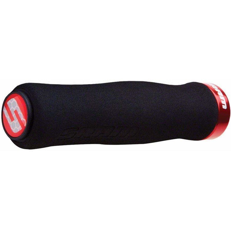 Foam Contour Grips – Black/Red Lock-On Red