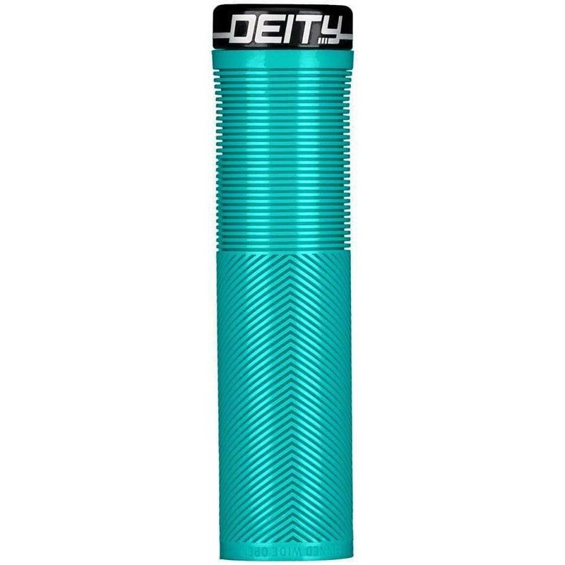 Knuckleduster Bike Handlebar Grips – Turquoise, Lock-On Blue