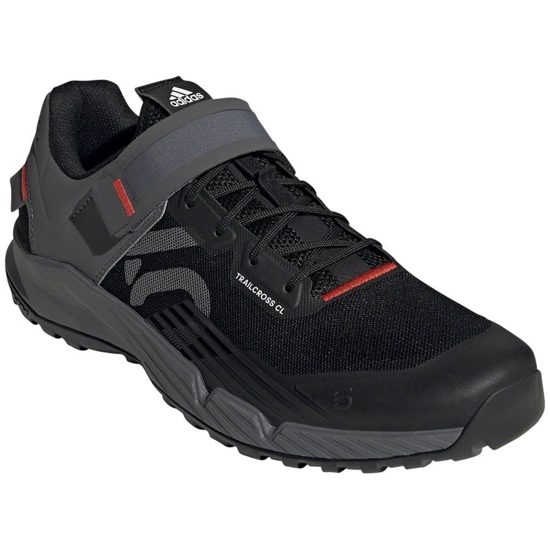 Trailcross Mountain Clipless Shoes – Mens Core BLK/Gray Three/Red 12