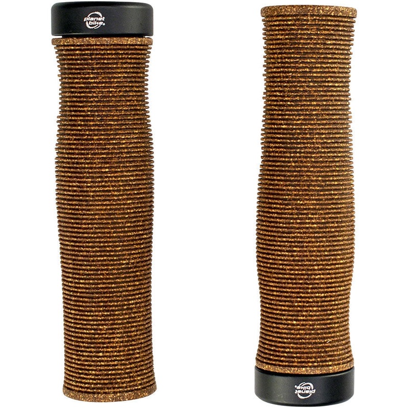 Happy Hands Duracork Lock-On Bike Grips Brown