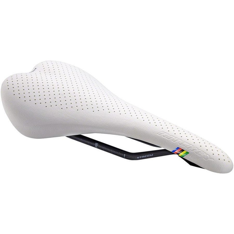 WCS Carbon Streem Saddle with 132mm Carbon Rails White 132mm