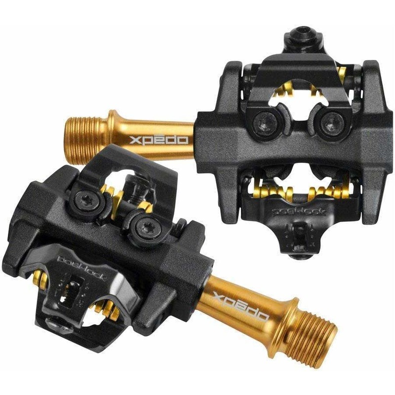 Xpedo CXR Pro Bike Pedals Black/Gold