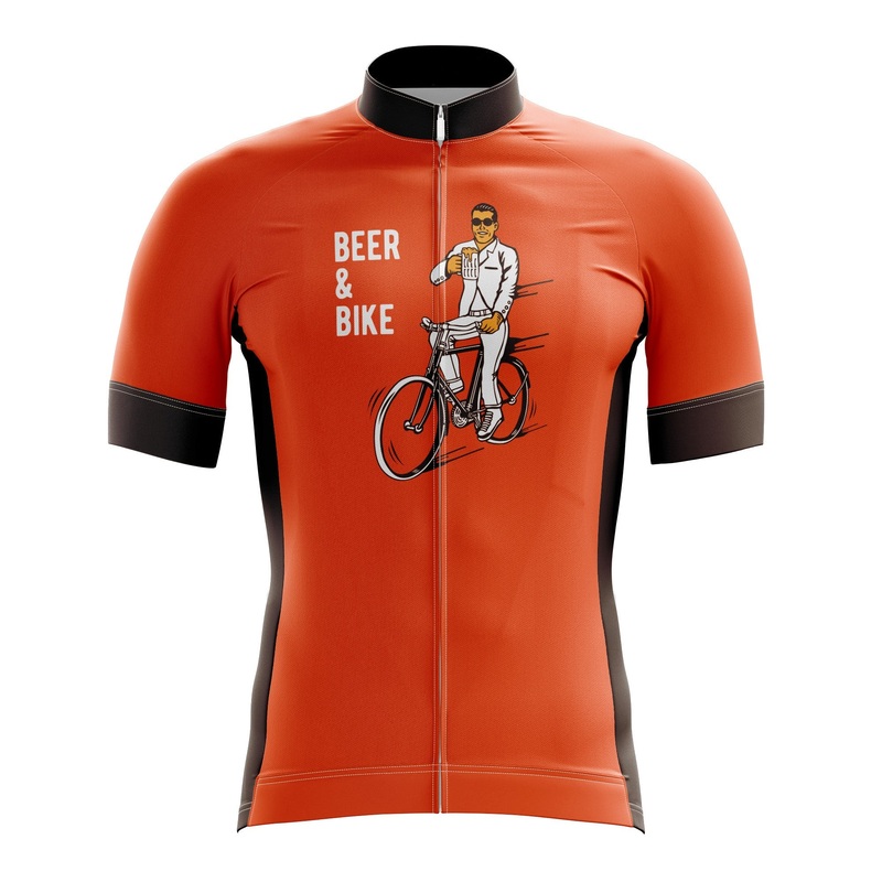 Beer Bike Cycling Jersey S